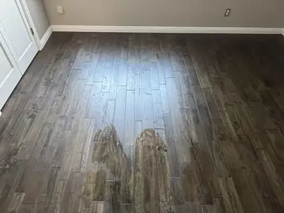 Large-Format Tile Floor by SHAX Family Tile